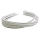 thumbnail image 4 of 10 Piezas de Bandas Elásticas para el Cabello Chouchous Blanco Crema Banda Alice simple, 4 of 7