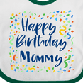 thumbnail image 4 of Inktastic Happy Birthday Mommy Boys or Girls Baby Bib, 4 of 4