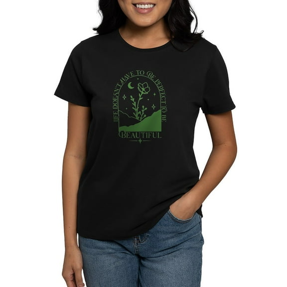 CafePress - PERFECT TO BE T Shirt - Women's Traditional Fit Dark T-Shirt