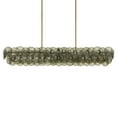 thumbnail image 4 of 21826GNWBR Maxim Lighting Loren - 5 Light Linear Chandelier-8 Inches Tall and 15 Inches Wide-Weathered Brass Finish-Green Vintage Glass Color, 4 of 5