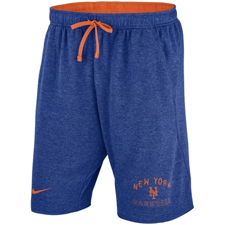 - New York Mets Nike Flux Lounge Shorts - Heathered Royal