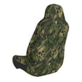 thumbnail image 4 of Vsdgher Green Camouflage Skull for Automotive Seat Covers for Cars Trucks and SUVs, Universal Fit Anti-Slip Bucket Seat Protector for Cars,Vehicle Seat Protector for Front Seats, 4 of 4