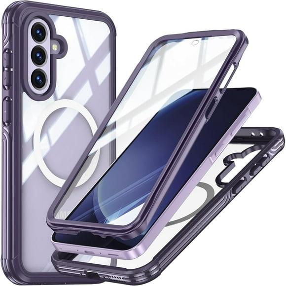 Funda para Samsung Galaxy A56 5G, resistente, de grado militar, a prueba de golpes, con lente y protector de pantalla integrados, a prueba de caídas y polvo