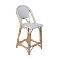 thumbnail image 4 of Classic Rattan Counter Stool High Back Adjustable Seat Counter Height Handmade Manau Rattan Bar Stool 300 lb Capacity, 4 of 7