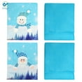 thumbnail image 4 of Deago Christmas Chair Covers with LED Lights Cute Snowman Santa Claus Chair Slipcovers for Dining Room Xmas Home Party Decor, 4 of 9