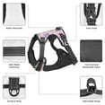 thumbnail image 6 of Fotbe Butterfly Pattern Dog Harness, No-Pull Pet Harness with 2 Leash Clips, Adjustable Soft Padded Dog Vest with Easy Control Handle for Large Dogs-Large, 6 of 6