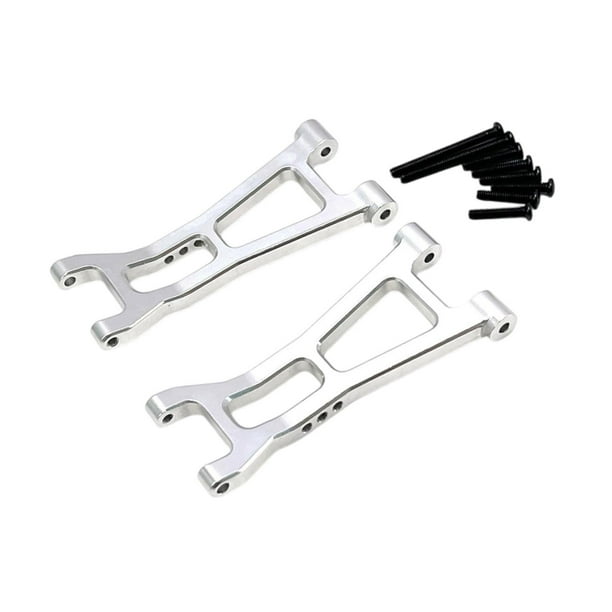 RC CAR RETERM ARMA de ARMA, ALUMINIO, ACCESORIO RC, INSTALACIÓN FÁCIL RC Juego de brazo oscilante para 16207 16208 1:16 Actualización de automóvil RC Argén