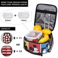 thumbnail image 4 of Sac à Lunch Mickey Mouse, Sac de Pique-Nique Isolant Réfrigéré Sac de Rangement de Voyage, 4 of 7