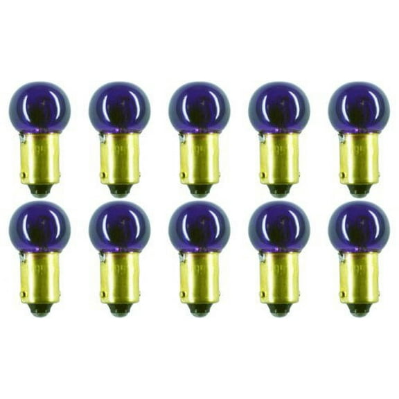 CEC Industries #1895P (Purple) Bulbs, 14 V, 3.78 W, BA9s Base, G-4.5 shape (Box of 10)