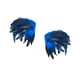 thumbnail image 4 of Capa de plumas gótica con capas de plumas para los hombros, disfraz de cosplay Azul brillante, 4 of 9