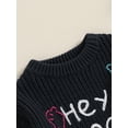 thumbnail image 6 of Nygoyerh Baby Girls Boys Halloween Sweaters Long Sleeve Crew Neck Pullovers Letter Print Knitwear Warm Clothes 6M 9M 18M 2T 3T Infant Clothing for Casual, 6 of 7