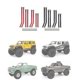 thumbnail image 4 of 8pcs Cnc High Clearance Links 4 Link Set For Axial Scx24 C10 Axi00001 Jlu Axi00002 Axi00006 1/24 Rc, 4 of 5