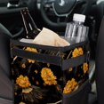 thumbnail image 6 of Halloween Broom Foldable Car Trash Bin Mini Trash Can with Lid, Leak-proof, Hanging Storage Bag - Car Garbage Can, 6 of 6
