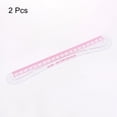 thumbnail image 3 of Uxcell Styling Sewing French Curve Ruler, 23.5x3.7cm Clear Sewing Pattern Making Ruler 2 Pack, 3 of 6