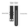 thumbnail image 2 of WIFKLSIIPG 22mm Universal Watch Band Soft Silicone Adjustable Strap Suitable for Samsung, 2 of 6