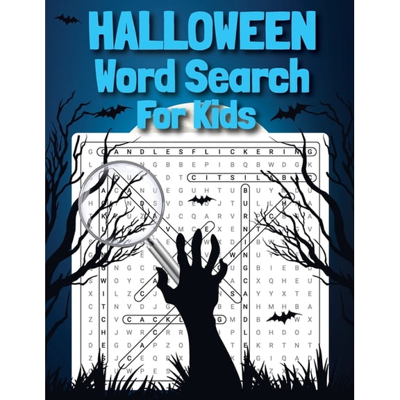 Halloween Word Search for Kids: Word Search Book Activity Book, Halloween Word Searches For Adults, (Paperback)
