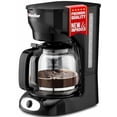 thumbnail image 1 of Mueller 12-Cup Drip Coffee Maker - Borosilicate Carafe, Auto-Off, Reusable Filter, Anti-Drip, Keep-Warm Function, Clear Water Level Window Coffee Machine, Ideal for Home or Office, 1 of 5