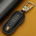 thumbnail image 4 of Car Key Fob Cover Case Protector Panamera 911 718 Macan Fits '23 Cayenne Porsche Key Cover: Genuine Leather, 4 of 6