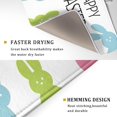 thumbnail image 3 of Spring Easter Dish Drying Mats for Kitchen Counter 18×24 Inch Cute Bunny Rabbit Large Microfiber Drying Mat Kitchen Accessories Dish Rack Mat Drainer Pad Washable Absorbent, 3 of 6