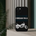 thumbnail image 4 of DistinctInk Tough Case for Apple iPhone 14 PLUS (6.7" Screen), Compatible with MagSafe Charging - I Don't Snore, I Dream I'm a Motorcycle, 4 of 6