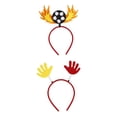 thumbnail image 2 of Fiesta de fútbol Aro para el cabello jinwen Diadema de fútbol Diadema Decoración para Palma y llama, 2 of 8