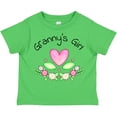 thumbnail image 3 of Inktastic Granny's Girl Heart Flowers Girls Toddler T-Shirt, 3 of 5