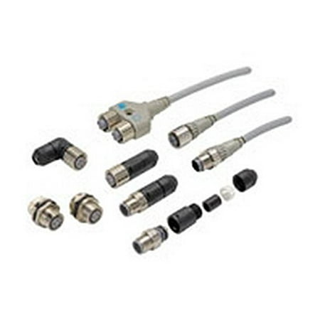 

Connector with omron cable Socket one-sided connector Flame-retardant robot cable product Straight type 2-core 2m for DC (official product model number: XS2F-D421-DA0-F)