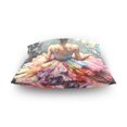 thumbnail image 4 of Beautiful Colorful Dress Pillowcase Special Crystal Velvet Square One Side Beautifully Printed Breathable And Comfortable Multi-functional Pillow 16in, 4 of 7