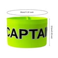 thumbnail image 4 of Hyasfey Captain Armbands for Soccer Nylon Elastic Captain Arm Bands Adjustable Unisex Football Basketball Player Bands for Youth Adult Team Training, 4 of 7