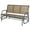 Brown, variant on Demi Bonn 3-Person Outdoor Patio Glider Bench, Porch Glider Swing with 3 Seats, Breathable Mesh Fabric, Metal Frame, Outdoor Glider Chairs for Porch, Balcony, Poolside, Brown