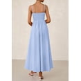 thumbnail image 2 of Vestido largo PRETTYGARDEN para mujer, estampado de verano, azul claro, 2 of 9