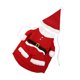 thumbnail image 3 of 1 juego de ropa para perro, abrigo navideño para perro, capa con forma de Papá Noel, disfraz navideño para perro, talla XS, color rojo, 3 of 7