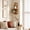 Warm Oak, variant on Boho Wall Decor Oak Plant Wall Shelf Mid Century Modern Decor 2 Tier Wooden Floating Shelves for Home Bathroom Bedroom Living Room Office Art Display