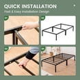 thumbnail image 4 of COMHOMA 14 Inches Under Bed Storage Standard Bed Frame, Twin, 4 of 4