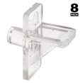 thumbnail image 3 of Soporte de estante PRIME-LINE U 10136 de plástico transparente (paquete de 8), 3 of 3