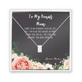 thumbnail image 3 of Mother's Day Gift for Mom, Mother's Day Gift for Step Mom, Bonus Mom Mother's Day Gift, Necklace and Card for Mother's Day, Necklace and Card for Step Mom [Silver, No-Personalized Card], 3 of 13