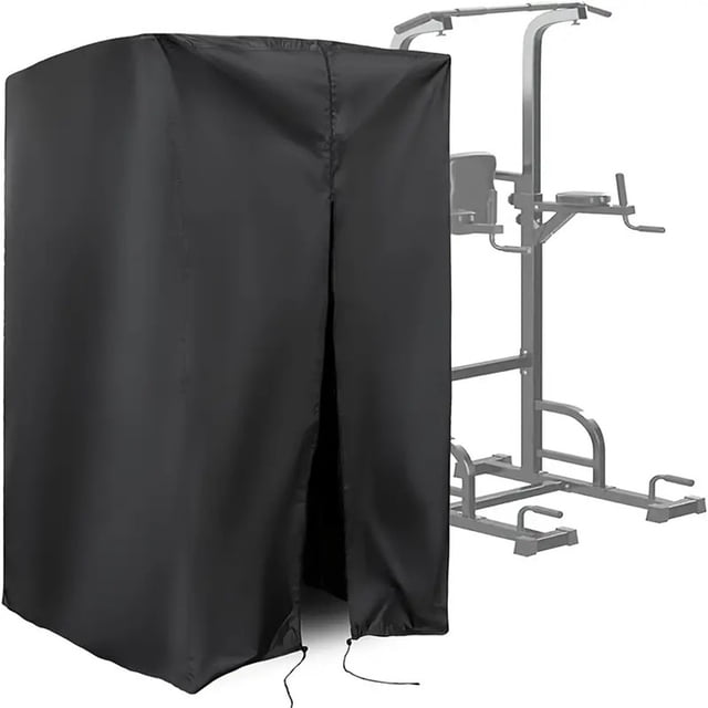 Gym Rack Cover with Waterproof Zipper, Protective Cover for Squat Rack/Weight Lifting Rack/Home Gym Workout Equipment-Indoor or Outdoor