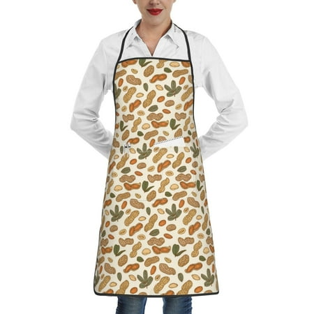 

Sikiie Set With Peanut Aprons for Kitchen Cooking Aprons Chef Apron for Men Women Chef