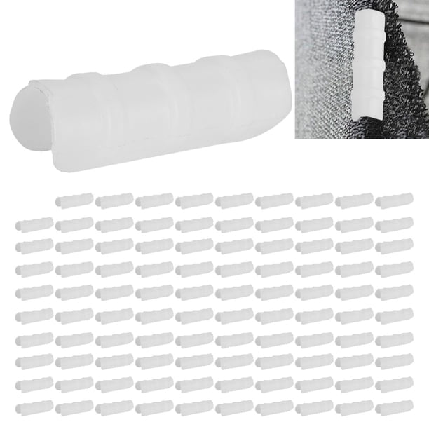 100 Piezas De Pinza De Clips De Película De Invernadero De Invernadero Y Conectores De Tubería De PC Para Asegurar La Red De Sombra Y Láminas De Plástico Al Marco 20/22 Mm
