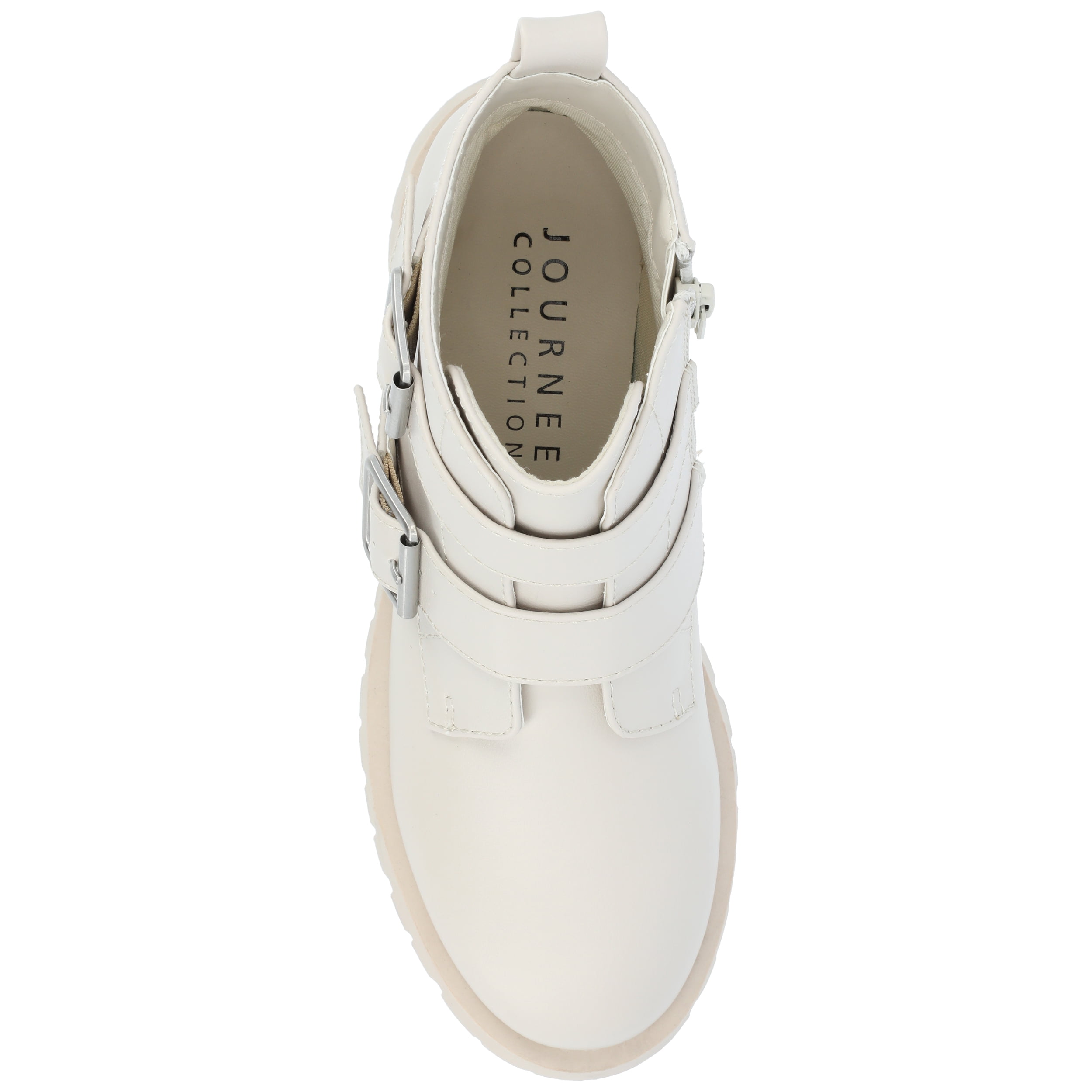 Journee Womens Maebry Treaded Outsole Round Toe Booties