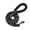 Black, variant on Dog Leash for Medium & Large Dogs, 5FT x 1/2in Heavy Duty Rope Leash with Padded Handle, Highly Reflective Threads & Swivel Clip, No Tangle for Walking Training, Orange