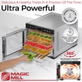 thumbnail image 2 of Deshidratador de Alimentos Magic Mill Pro con 7 Bandejas de Acero Inoxidable, 2 of 7