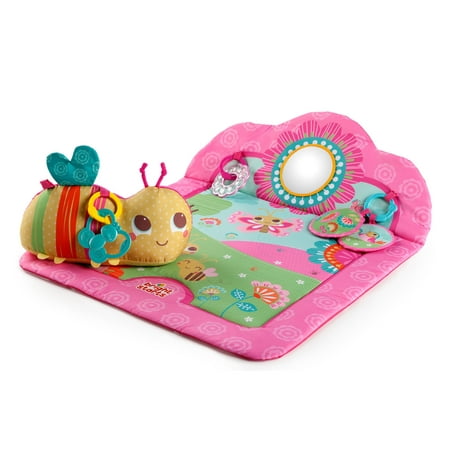 Bright Starts Prop Activity Play Mat with Support Pillow - Flowers &