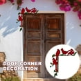 thumbnail image 6 of sunsanly Hand Painted Door Corner Decoration Hummingbird Flower Leaves Starfish Silhouette Door Frame Sign Front Door Topper Sitter Wall Art Ornament, 6 of 8