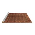 thumbnail image 2 of Ahgly Company Machine Washable Indoor Square Persian Brown Traditional Area Rugs, 7' Square, 2 of 4