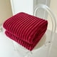 thumbnail image 5 of Xihbxyly Manta de Franela Suave y Acogedora, Cálida y Ligera, de Microfibra, con Diseño a Rayas para Sofá Cama, Comodidad Durante Todo El Año, Regalo Perfecto para La Familia, Disponible En Varios Co, 5 of 7
