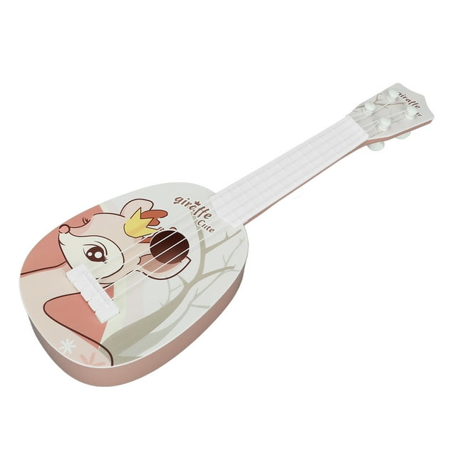 Juguete musical de guitarra, ukelele de juguete para niños, guitarra, ukelele de juguete para niños, mini ukelele, artesanía excepcional