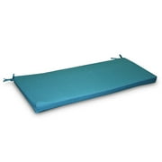 Solid Turquoise Bench Cushion