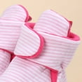 thumbnail image 4 of Quealent Baby Booties Cozy Fleece Slippers Soft Baby Shoes With Gripper Soles, Winter Infant Newborn Crib Sock Shoe Warm Footwear First Walkers Light Pink for Size 4.5, 4 of 7