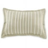 OLDCanopy Organza Stripe Pillow, Clay
